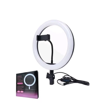 PAKET TRIPOD Ringlight LED 3 Warna Ukuran 26cm Bonus Holder U Ringlight Selfi