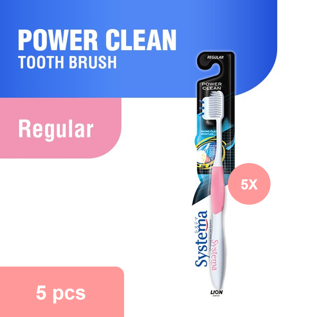 Jual Systema Power Brush Sikat Gigi Regular 5 pcs | Shopee Indonesia