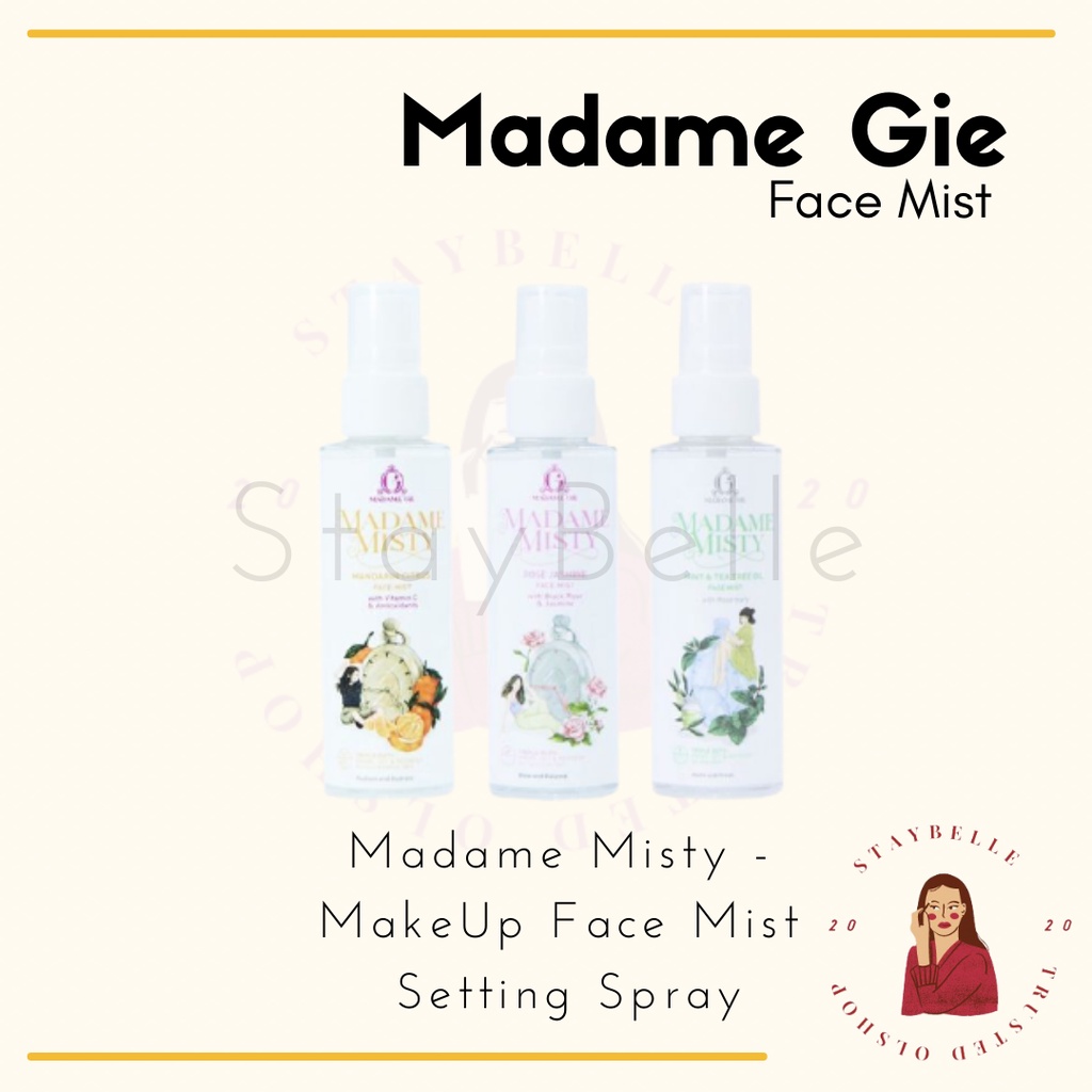 Jual Madame Gie Madame Misty MakeUp Face Mist Setting Spray Shopee
