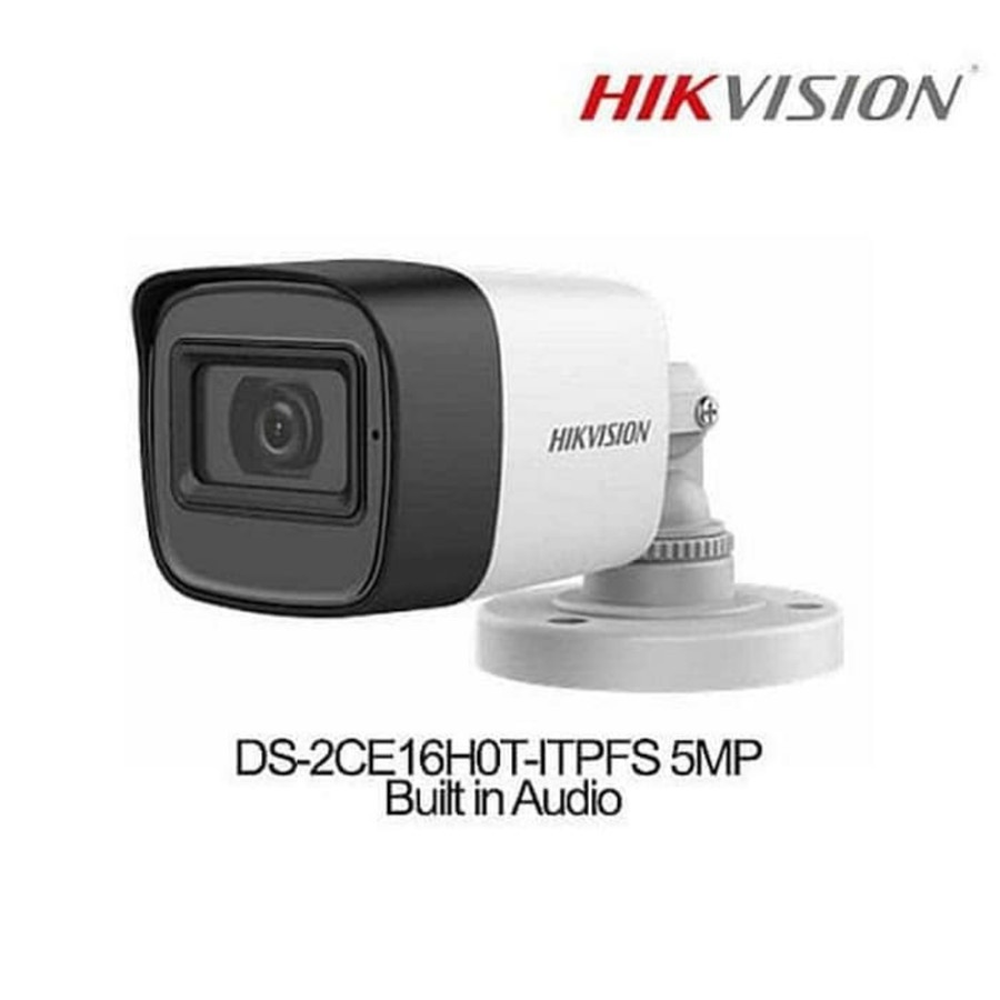 Jual Camera Hikvision Ds2Ce16H0TItpfs 5Mp Built In Mic Outdoor