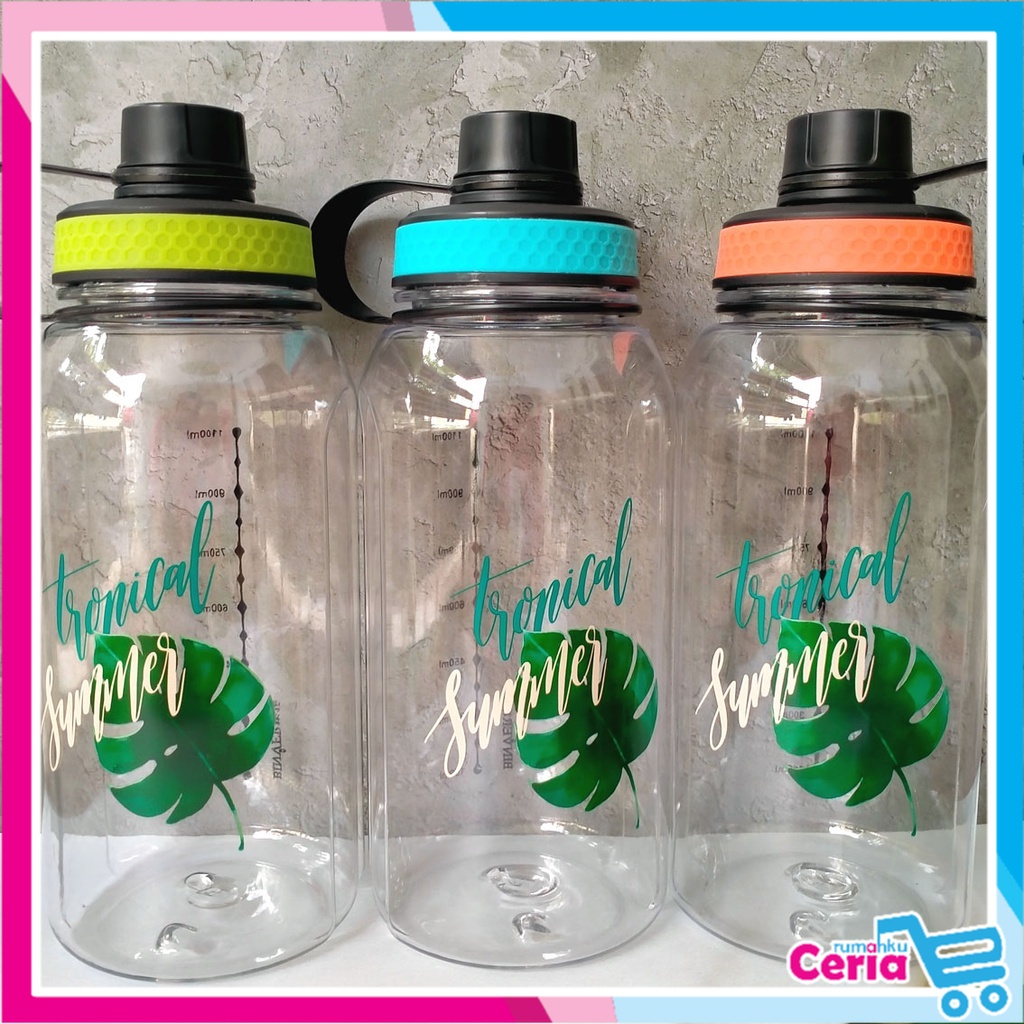 Jual Tumblr Sport Botol Minum Tropical Summer 1100ml / BotolMinum ...