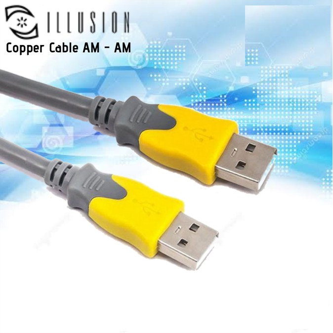 Jual Kabel USB male to usb male 2.0 USB AM-AM 2.0 Illusion | Shopee ...