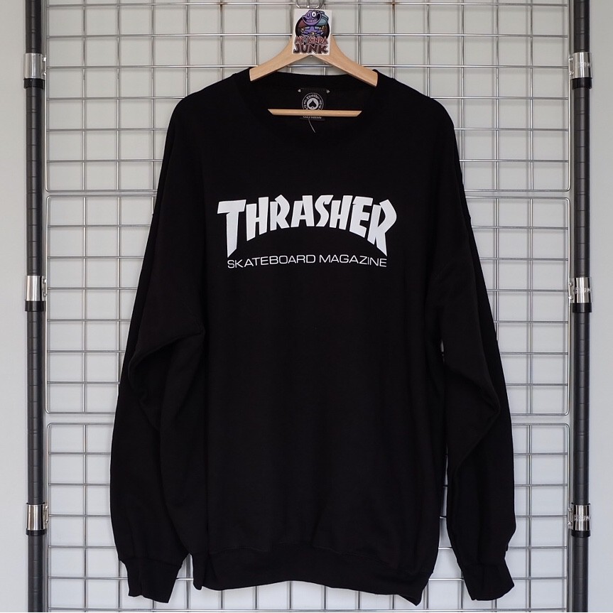 Jual Thrasher Skate Mag Crewneck Sweatshirt Black Shopee Indonesia