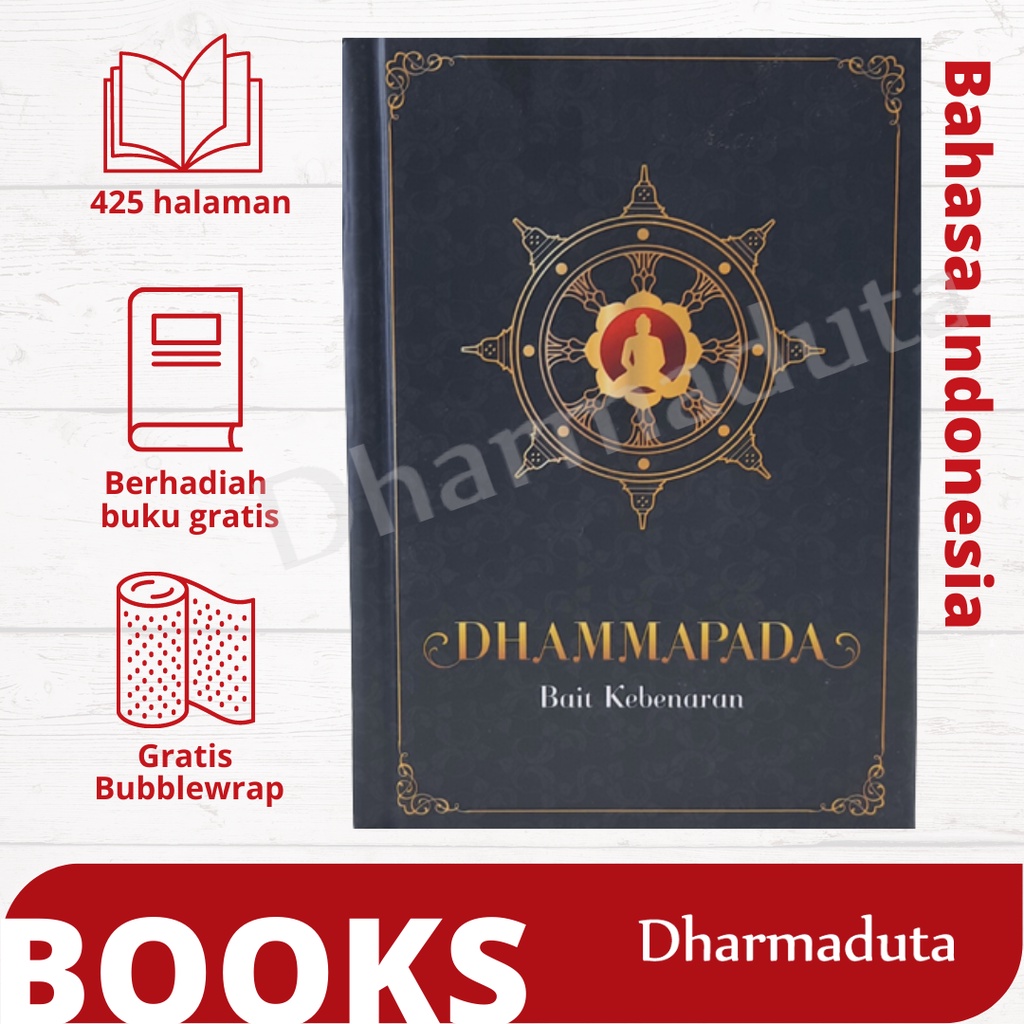 Jual Dhammapada Bait Kebenaran Buku Kitab Suci Agama Buddha Hardcover