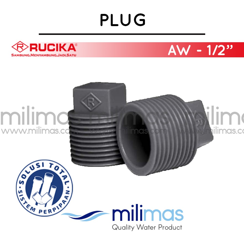 Jual RUCIKA - PLUG AW 1/2