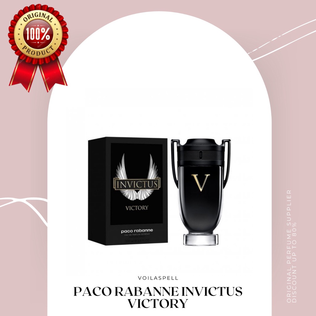 Jual PACO RABANNE INVICTUS VICTORY 100ML FOR MAN BOX SEGEL ORIGINAL BY ...