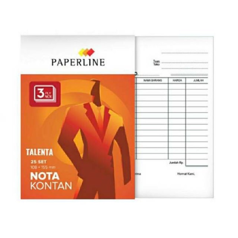 Jual BON NOTA KONTAN PAPERLINE 3 PLY / RANGKAP 3 RANGKAP KECIL | Shopee ...