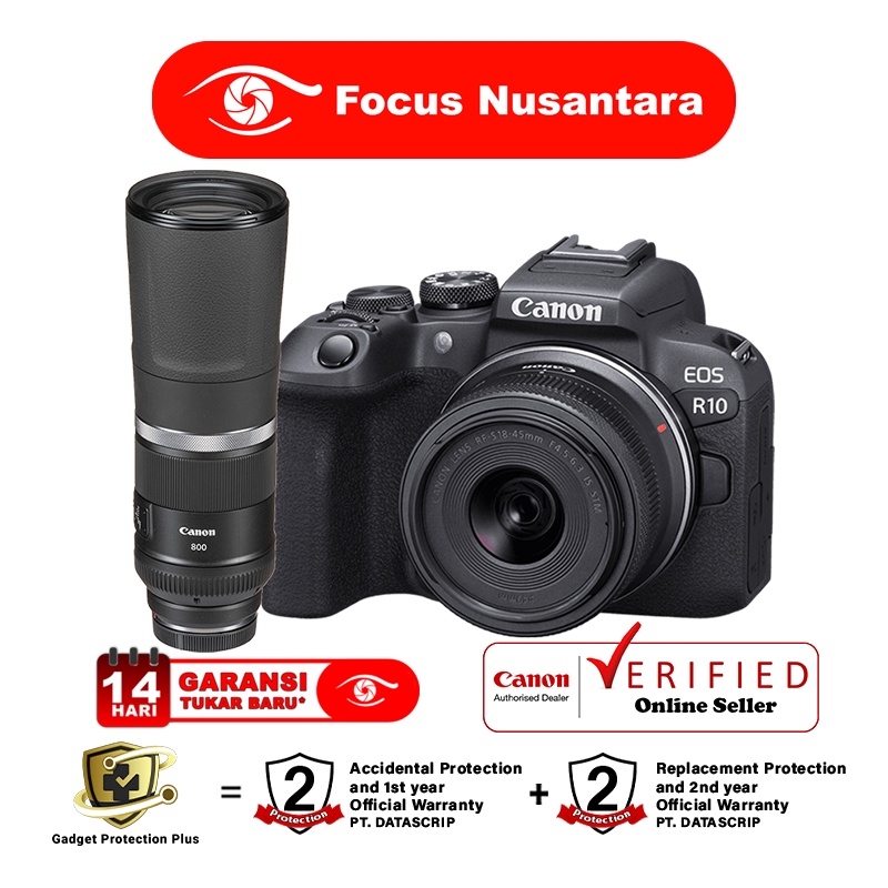 Jual CANON EOS R10 R 10 Mirrorless Camera Body/Kit lens | Shopee Indonesia
