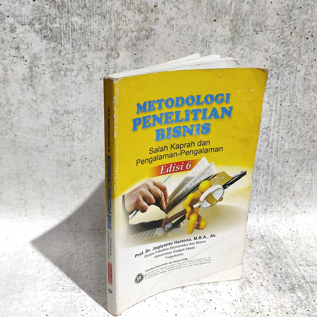 Jual Buku Metodologi Penelitian Bisnis Edisi 6 Jogiyanto | Shopee Indonesia