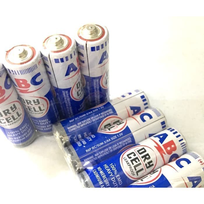 Jual Baterai ABC Kecil / AA / R6P 1 set isi 4 pcs | Shopee Indonesia