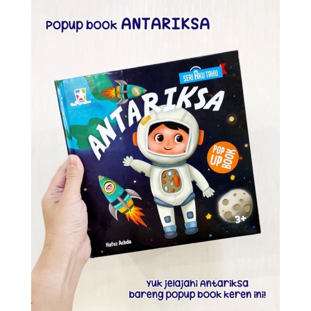 Jual Antariksa - Interactive Pop Up Book - Antariksa / Buku Pop Up anak ...