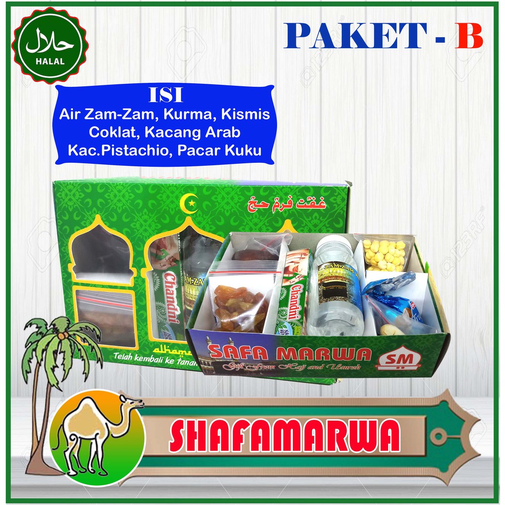 Jual PAKET-B : Oleh Oleh HAJI & UMRAH Dalam BOX | Shopee Indonesia