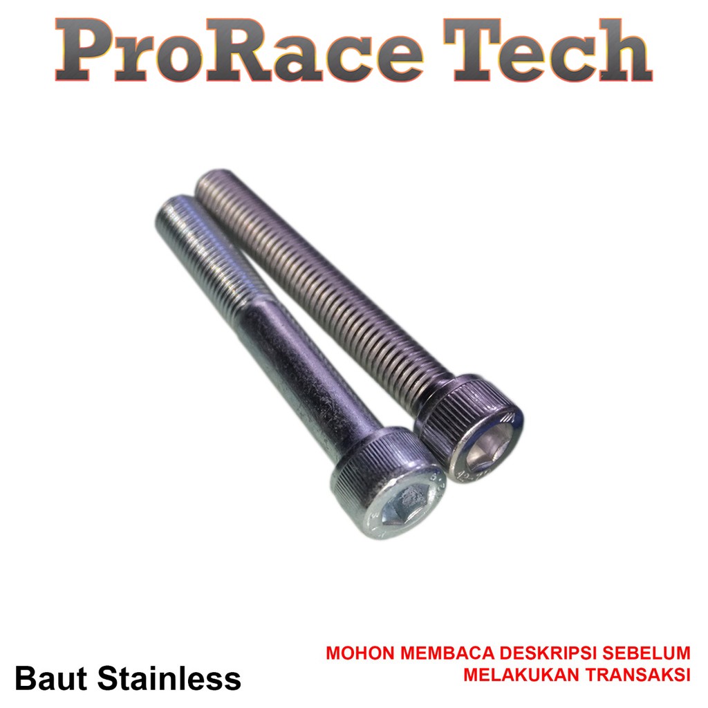 Jual Baut Stainless For Kaliper Radial Monoblock Per Pcs Shopee Indonesia