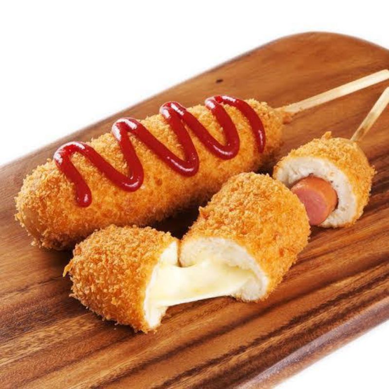 CORNDOG SOSIS KEJU MOZARELLA LARGE JUMBO