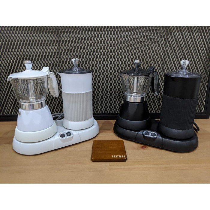 Jual Moka Pot Electric With Milk Frother Set Coffee Maker Zephyr SLG
