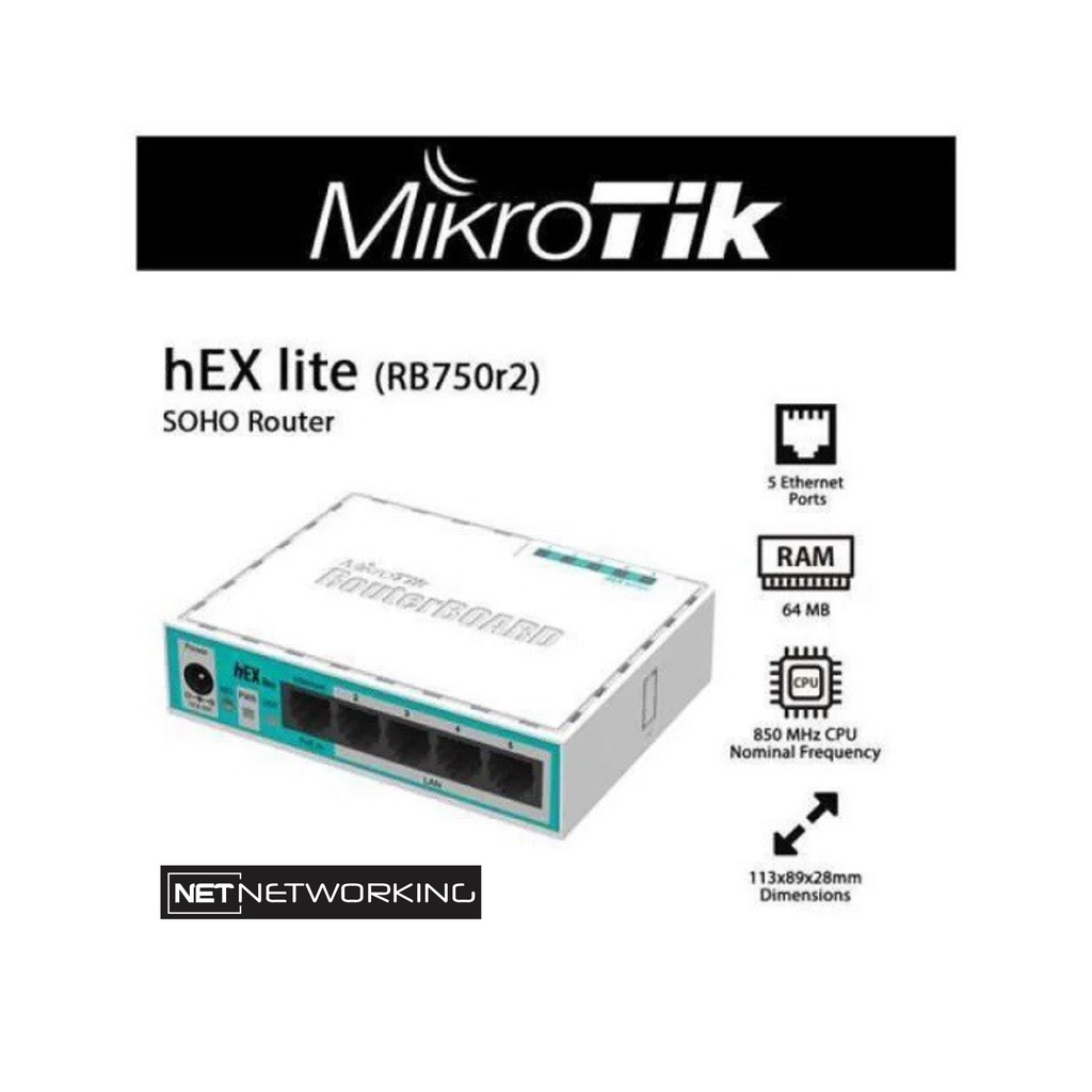 Jual MIKROTIK HEX LITE RB 750 R2 | Shopee Indonesia