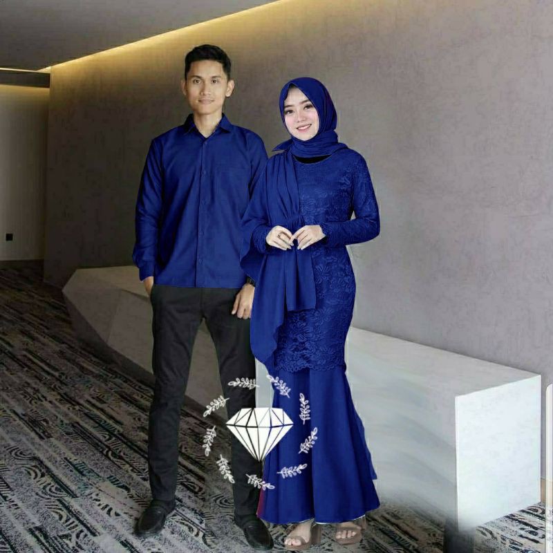 Jual MGM BAJU couple muslim pasangan terbaru baju kapelan cp naysila