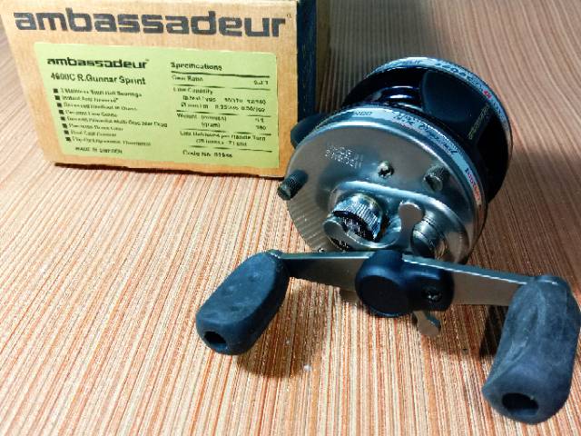 Jual Reel baitcasting OH abu Garcia ambassadeur 4600C R Gunnar