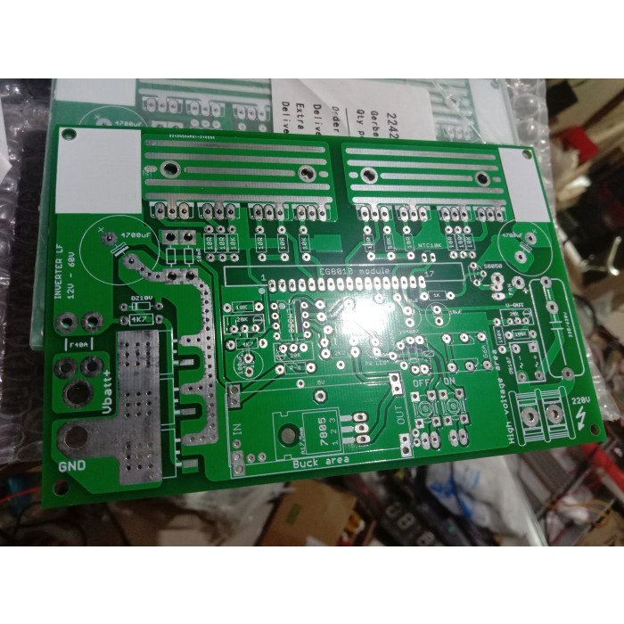 Jual DIY inverter 1000W dengan module EGS002 tanpa pendingin sudah