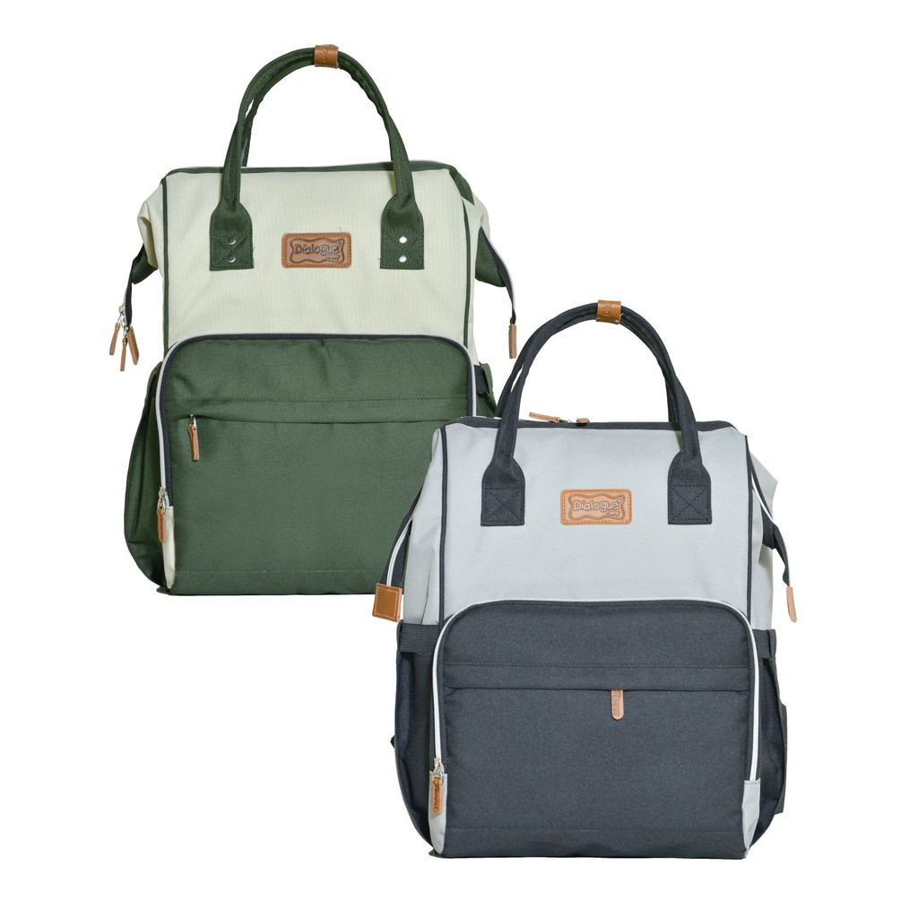 Jual Dialogue Baby Moms Bag Back Pack + Cooler Bag DGT7516 Shopee