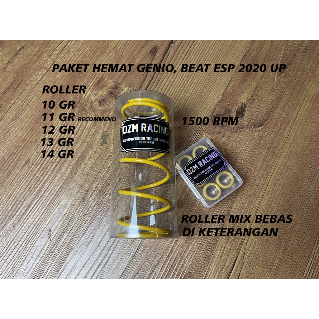 Jual Roller Dan PER CVT DZM RACING GENIO NEW BEAT 2020 | Shopee Indonesia