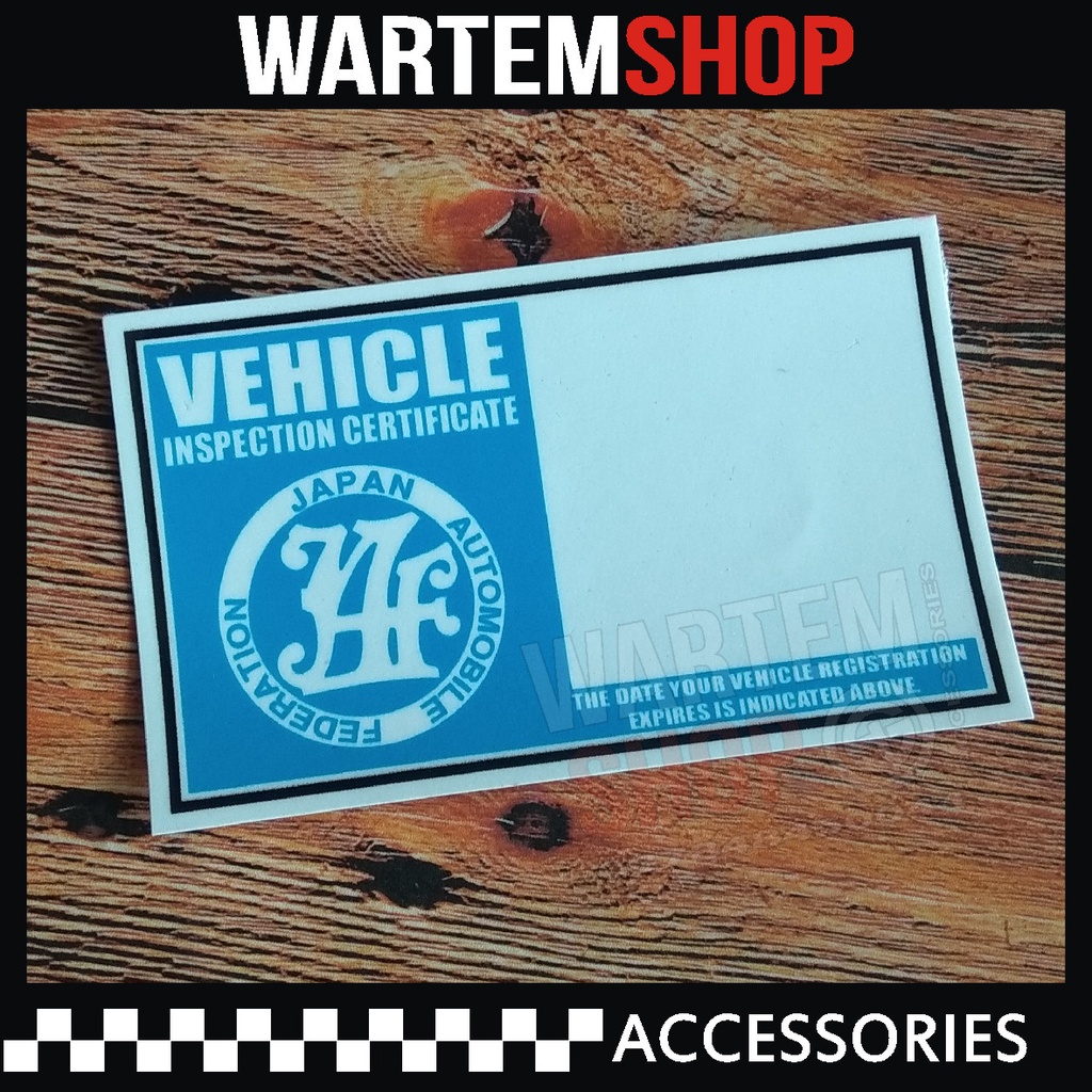 Jual STICKER JDM FUN INSPECTION TEMPEL LUAR JAF | Shopee Indonesia