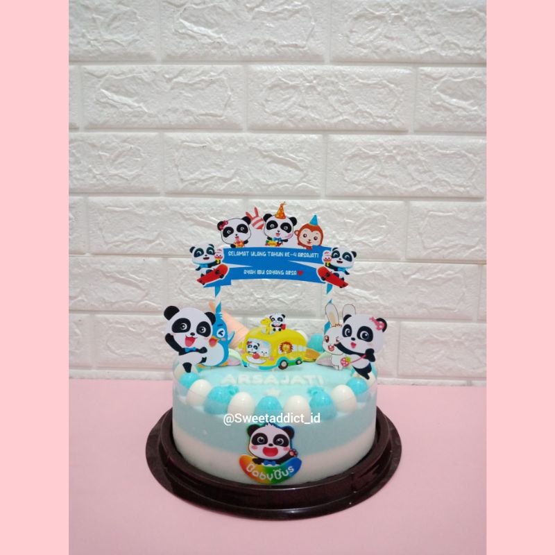 Jual Paket pudding 18 cm dan Snack 3 tier custom | Shopee Indonesia