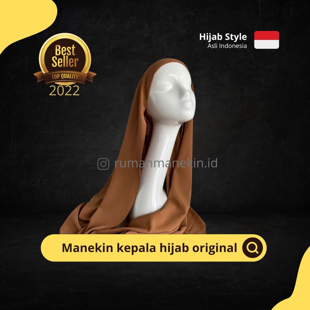 Jual Manekin leher panjang | Hijab soang | Patung Hijab | Manekin Hijab ...