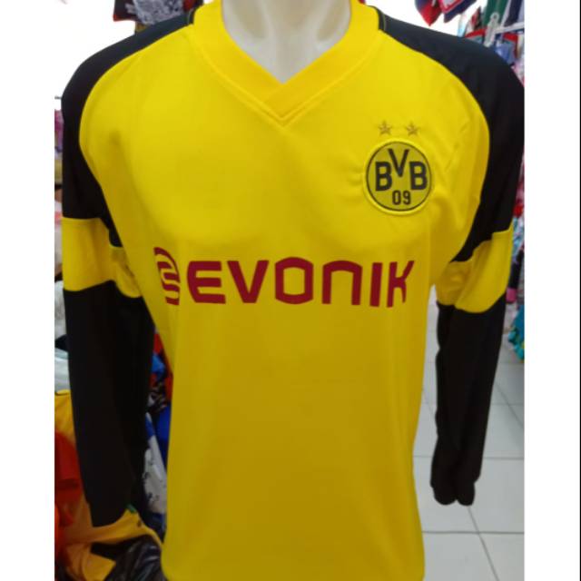 Jual Jersey lengan panjang dortmund kuning | Shopee Indonesia