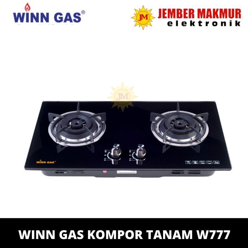 Jual Kompor Gas Kaca Mewah / Tanam Glass W888 W 888 W-888 Winn Gas