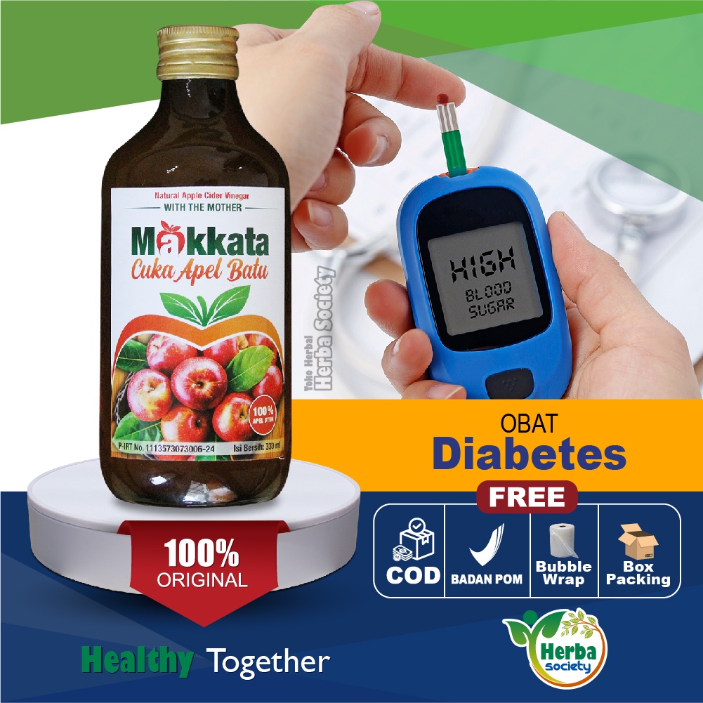 Jual Obat Diabetes Paling Ampuh CUKA APEL MAKKATA Murni Organik Dari ...