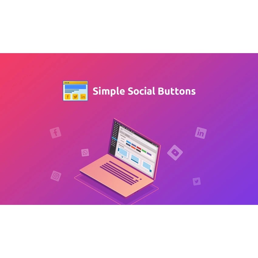 Jual Simple Social Buttons Pro Wordpress Plugin for Your Website ...