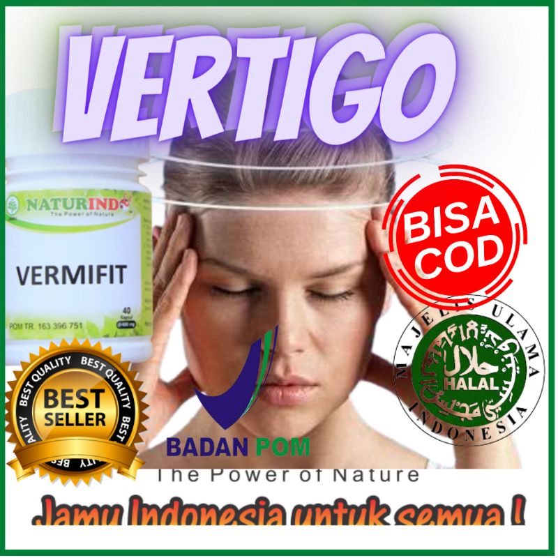 Jual Vermifit Obat Spesial Vertigo Pusing Sebelah Menahun Herbal