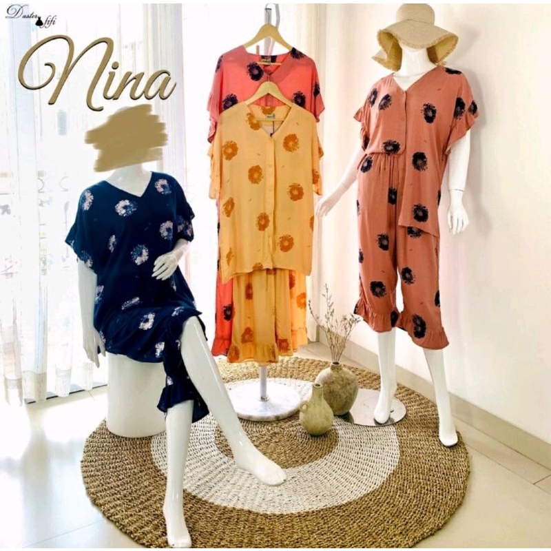 Jual IFANI || HOMEDRESS NINA By DASTER FIFI || Setelan Viral || Setelan ...