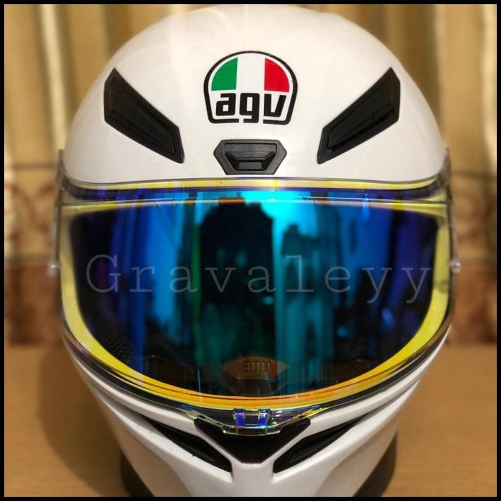 Jual Visor Iridium Blue&Clear Pista Gp Desain Agv K1&K3Sv Shopee