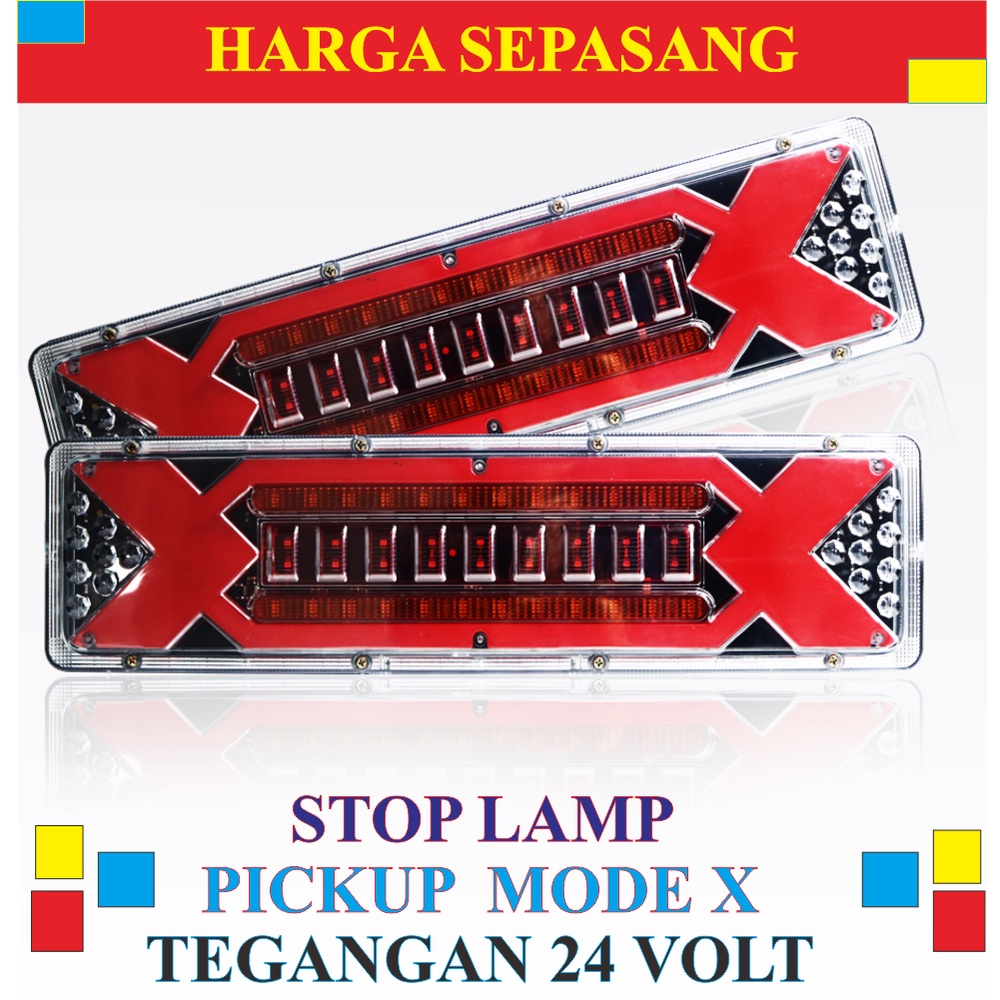 Jual Lampu Truk Variasi Stoplamp Rem Led Ragasa Volvo Canter Hino Fuso Elf Volt Shopee