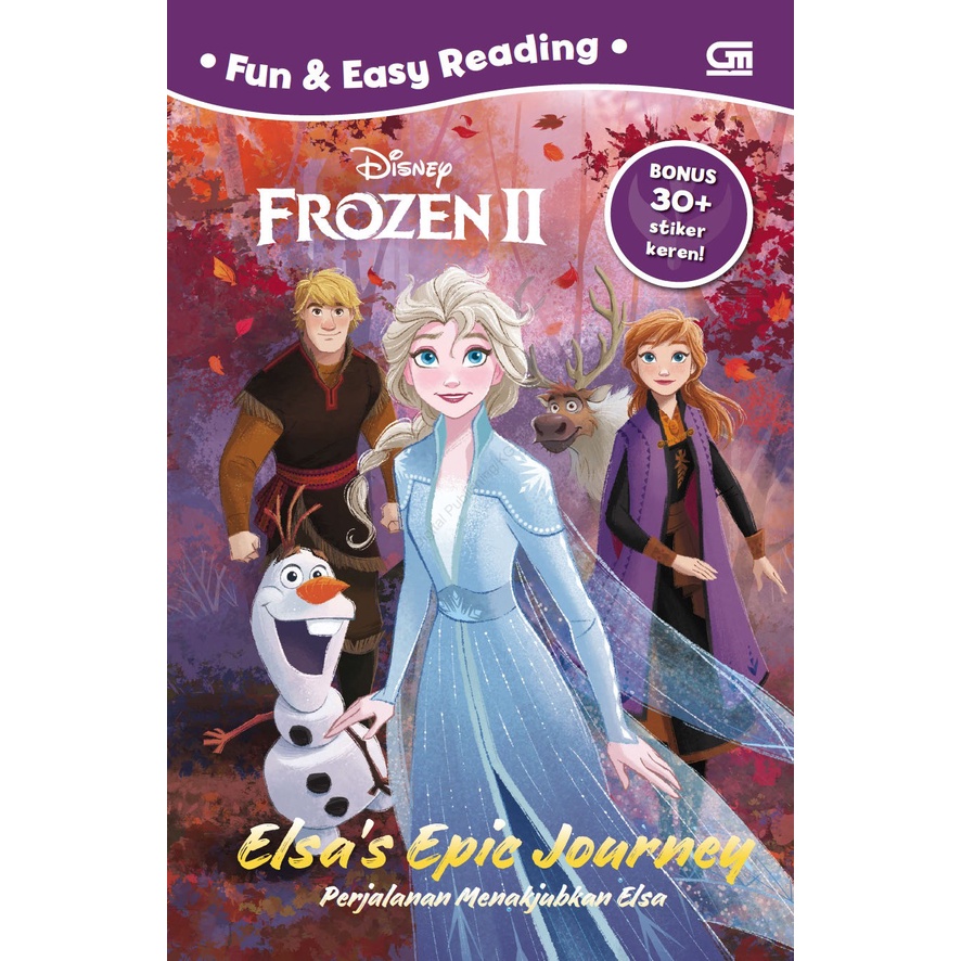 Jual Buku Cerita Anak Disney Frozen II: Perjalanan Menakjubkan Elsa ...