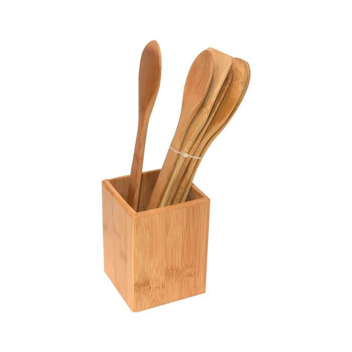 Jual SUTIL SET NARA UTENSIL SET WITH HOLDER ORIGINAL | Shopee Indonesia