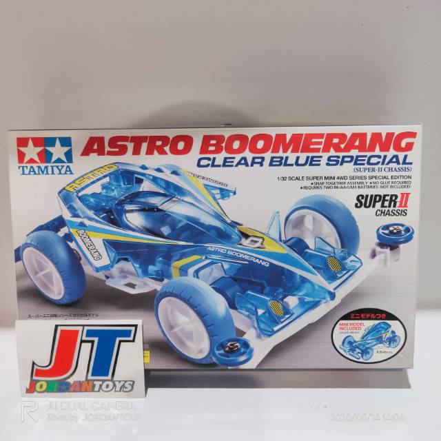 Jual TAMIYA 95279 ASTRO BOOMERANG CLEAR BLUE SPECIAL ( SUPER II CHASSIS ...