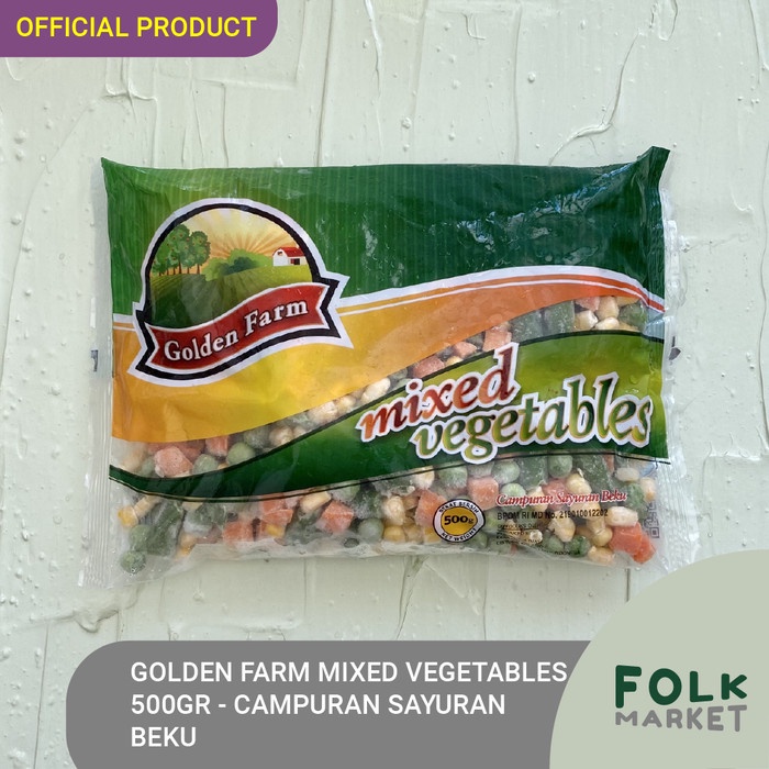 Jual Golden Farm Mixed Vegetables 500gr Campuran Sayur Beku Shopee