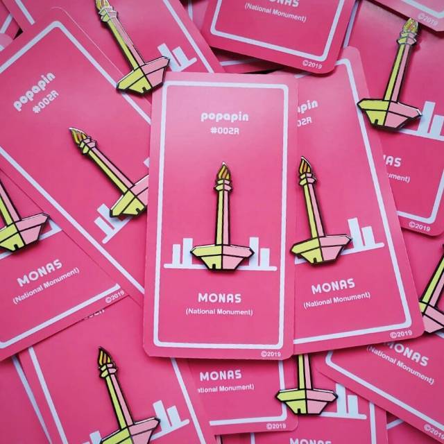Jual POPAPIN #002 - Hard Enamel Pin Monas Aksesoris | Shopee Indonesia