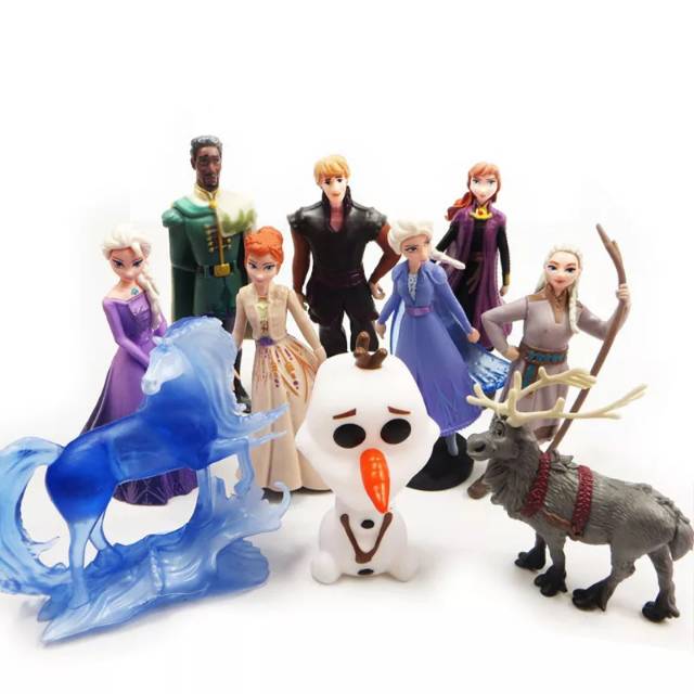 Action Figure Personaggi Frozen Disney , Anna, Elsa, Olaf, Sven e Kristoff