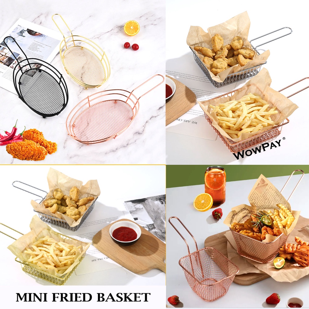 Jual Keranjang Holder Kentang Goreng French Fries Frier Fry Stainless