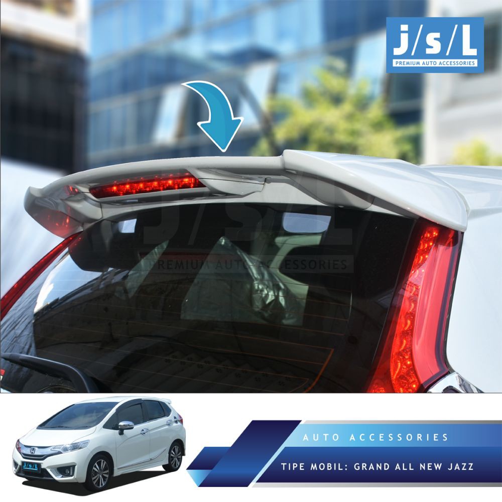 Jual Grand All New Jazz Spoiler w/ Lamp JSL/ Honda Jazz | Shopee Indonesia