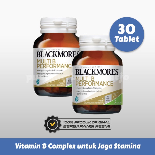 Jual Blackmores Multi B Performance 30 Tablet Dan 62 Tablet Vitamin B ...