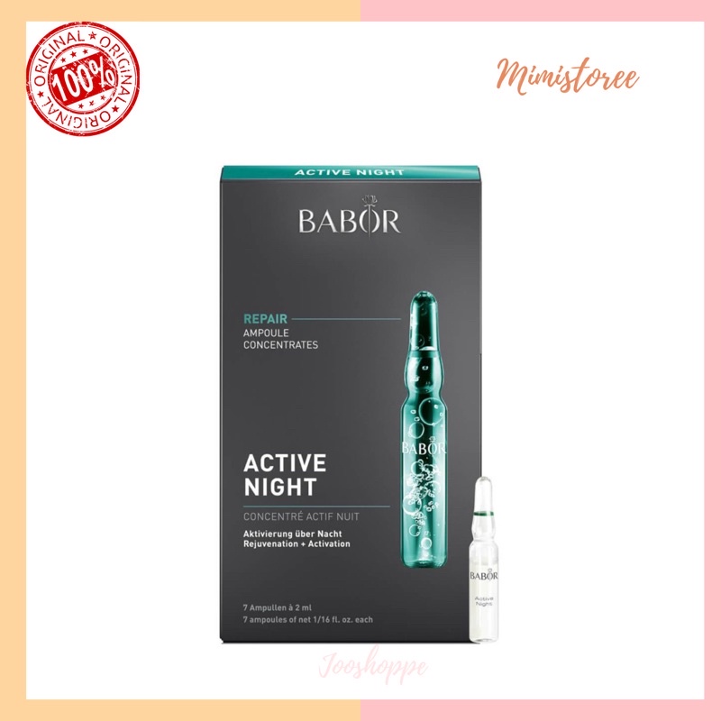 Jual BABOR Ampoule Active Night 7 x 2ml Shopee Indonesia