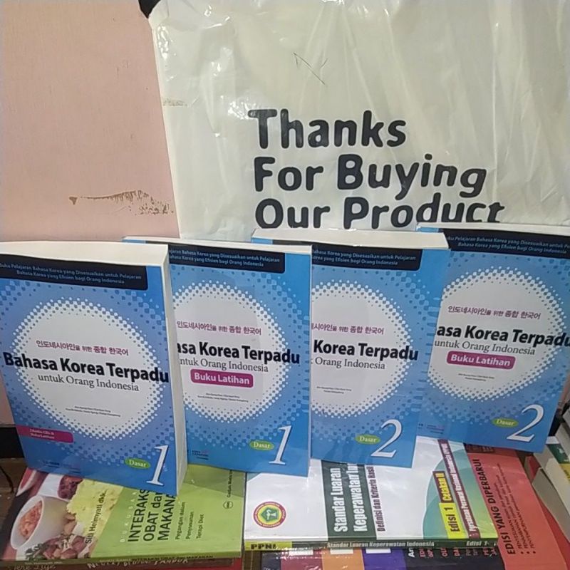 Jual Paket Buku Bahasa Korea Terpadu Dasar 1 Dan 2 ( Untuk Orang ...