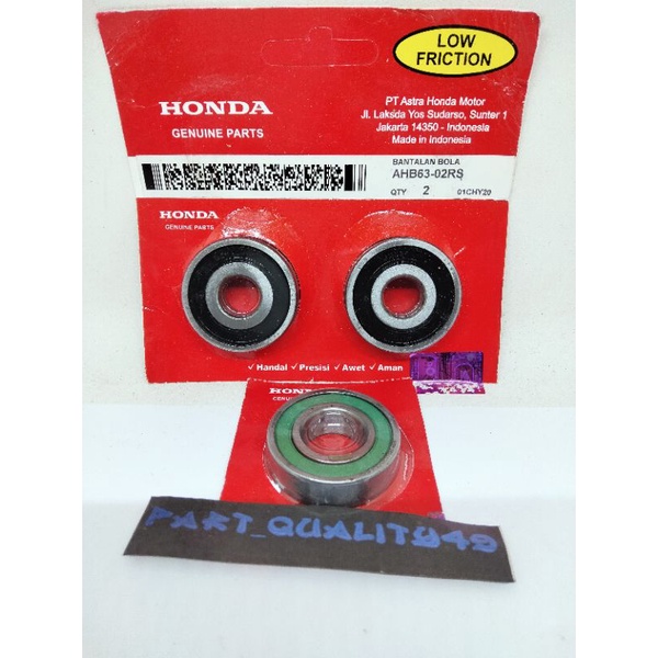 Jual Bearing Laher Roda Belakang plus bearing Nap Gear Honda CB150R