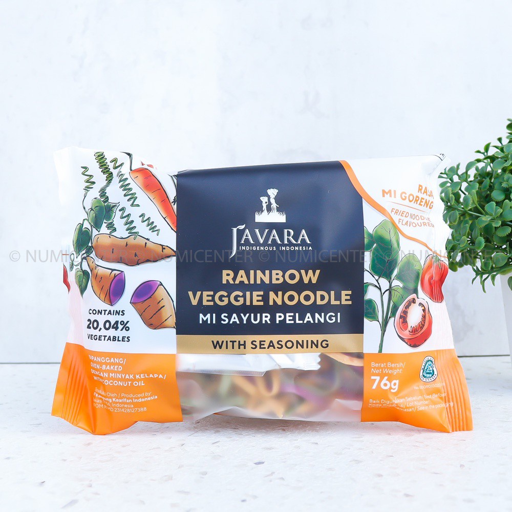 Jual 76G MIE GORENG SAYUR PELANGI RAINBOW VEGGIE NOODLE - JAVARA ...