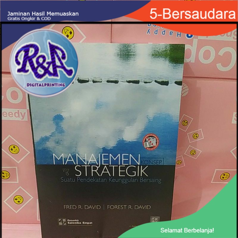 Jual Manajemen Strategik Edisi 15 By Fred R.David ( Suatu Pendekatan ...